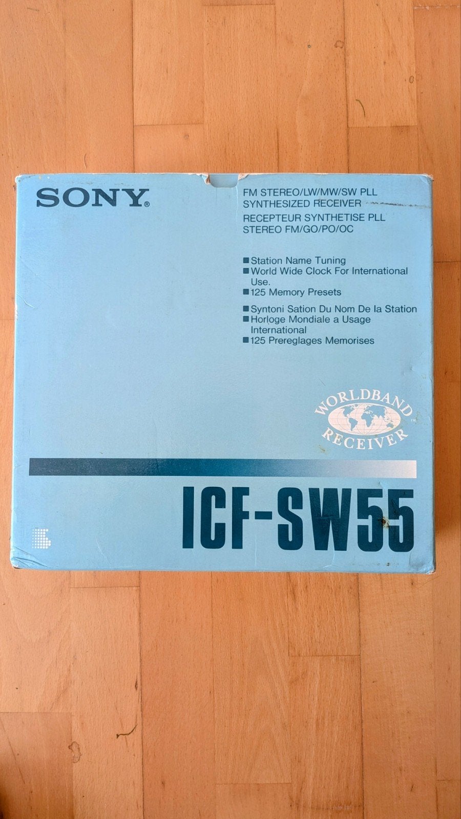 Récepteur Sony ICF-SW55 World, Télécoms, Enlèvement, Comme neuf, Récepteur