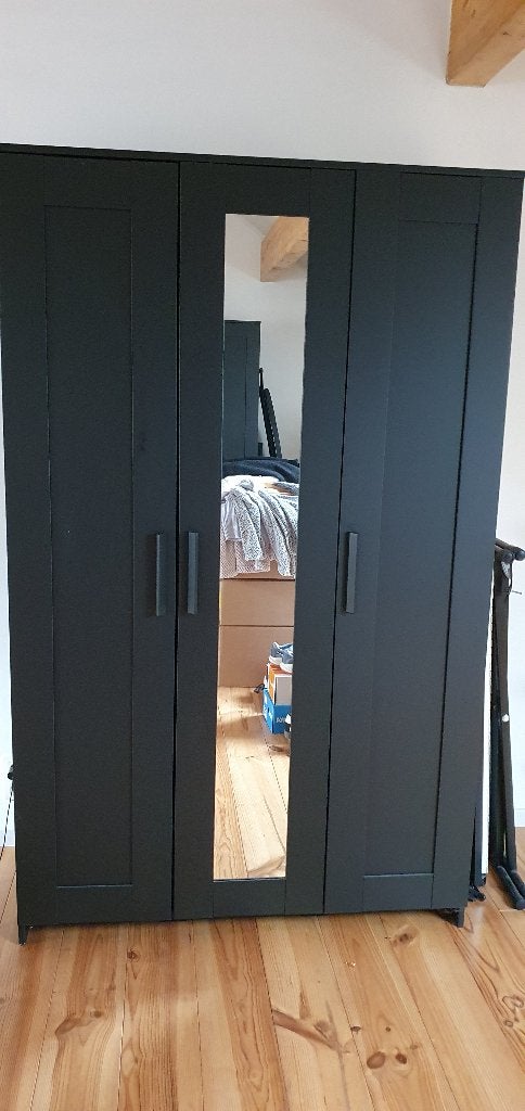 Nieuwe Ikea BRIMNES-kledingkast, Ophalen, Met deur(en), 100 tot 150 cm, Zo goed als nieuw
