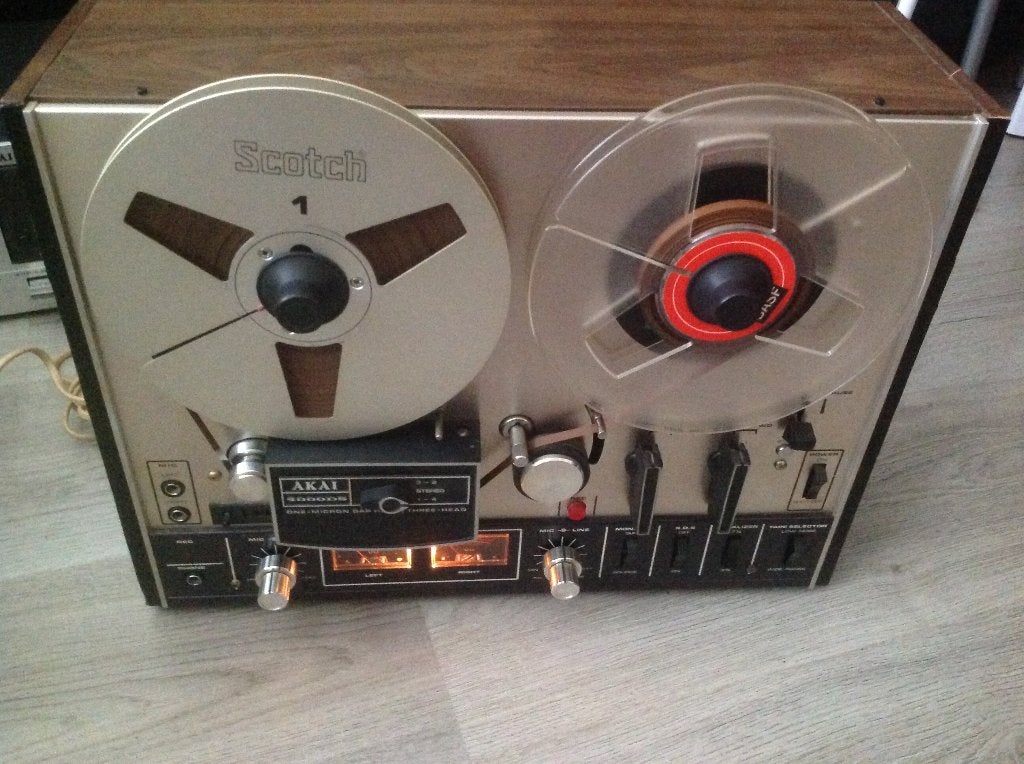 Akai 4000DS Stereo Reel to Reel Tape Recorder (1973-79), Enlèvement ou Envoi, Magnétophone, Avec bandes
