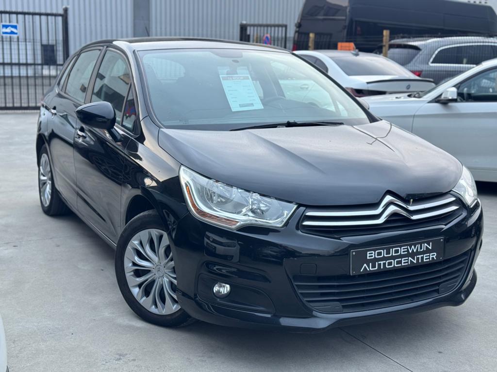 Citroën C4 1.4Benzine 2012 163.xxxkm/Airco,Cruisecontrol, Auto's, Voorwielaandrijving, Stof, Zwart, Zwart
