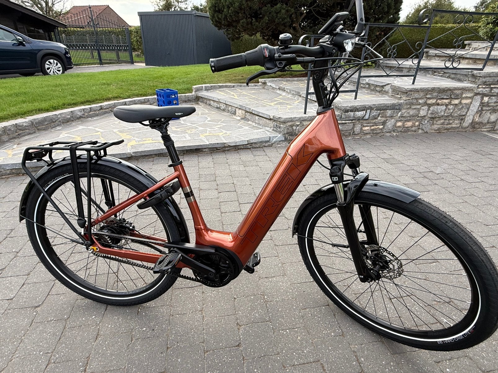 TREK District+ 4 Lowstep S pennyflake 545wh, Ophalen, Zo goed als nieuw