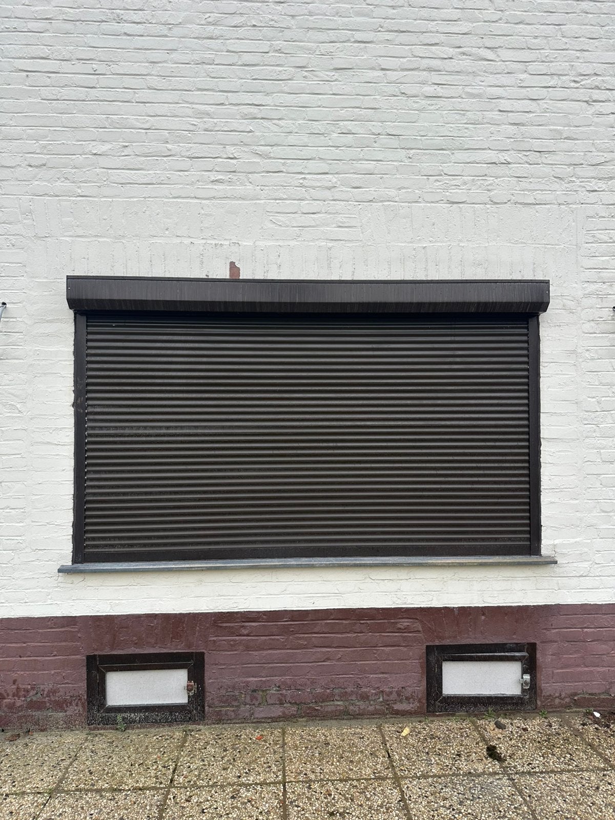 Elektriche rolluik te koop 254cm Breed, Ophalen of Verzenden, Zo goed als nieuw