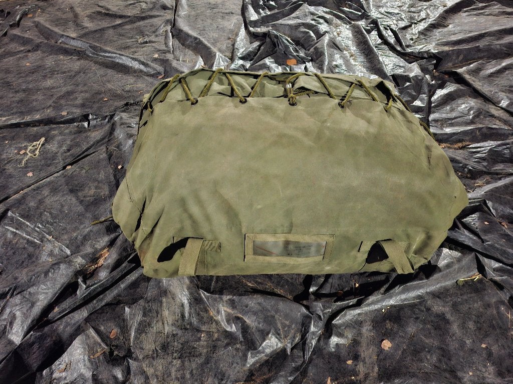 Tentzakken voor legertenten / seniortenten / patrouille ..., Enlèvement