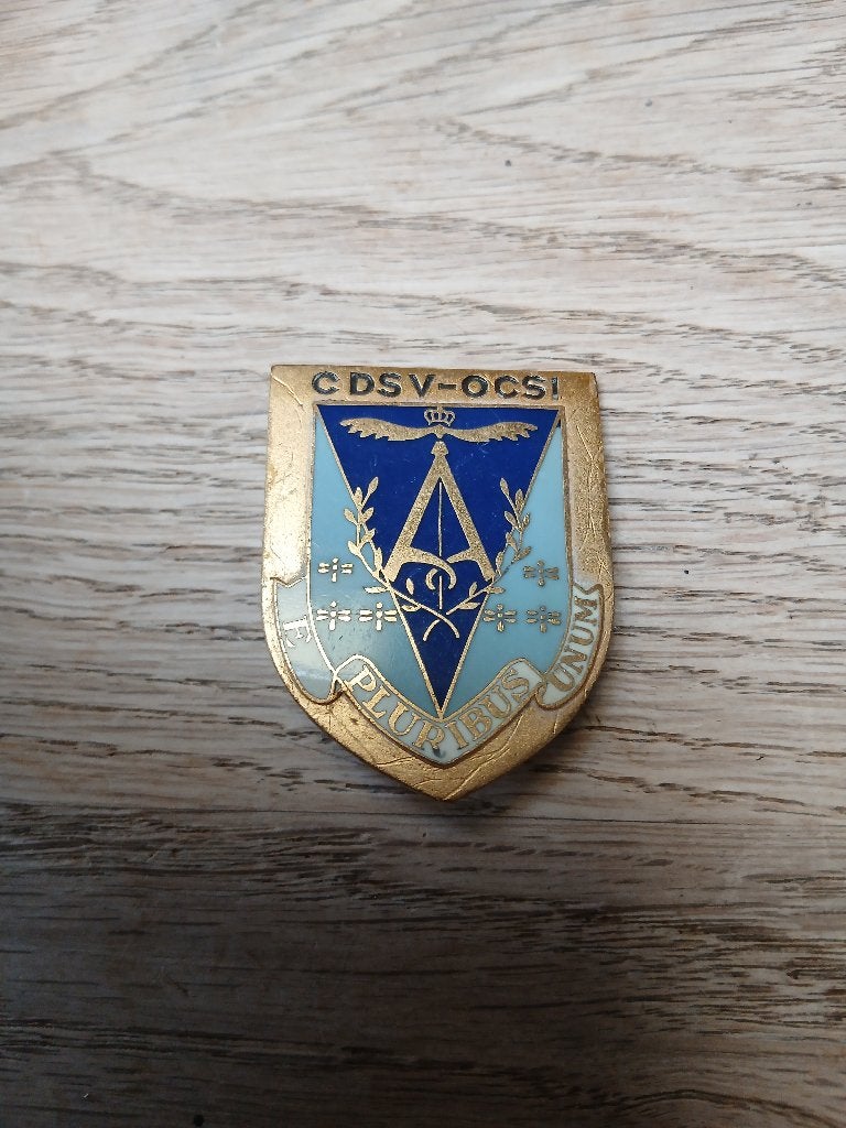 Insigne OCSI CDSV, Collections, Envoi, Armée de terre, Emblème ou Badge