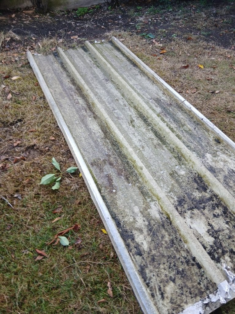 dakplaten, Ophalen, Gebruikt, Overige materialen