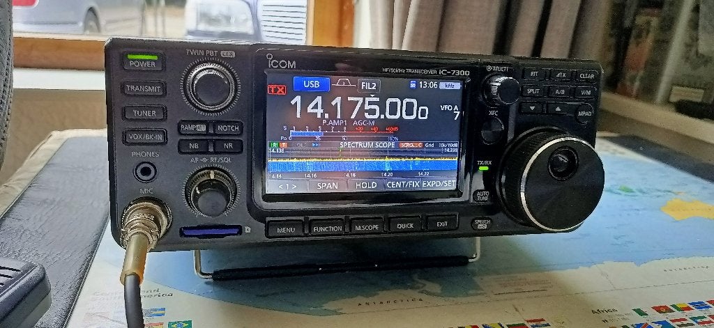 Icom IC-7300 HF Transceiver, Telecommunicatie, Ophalen of Verzenden, Zo goed als nieuw, Zender en Ontvanger