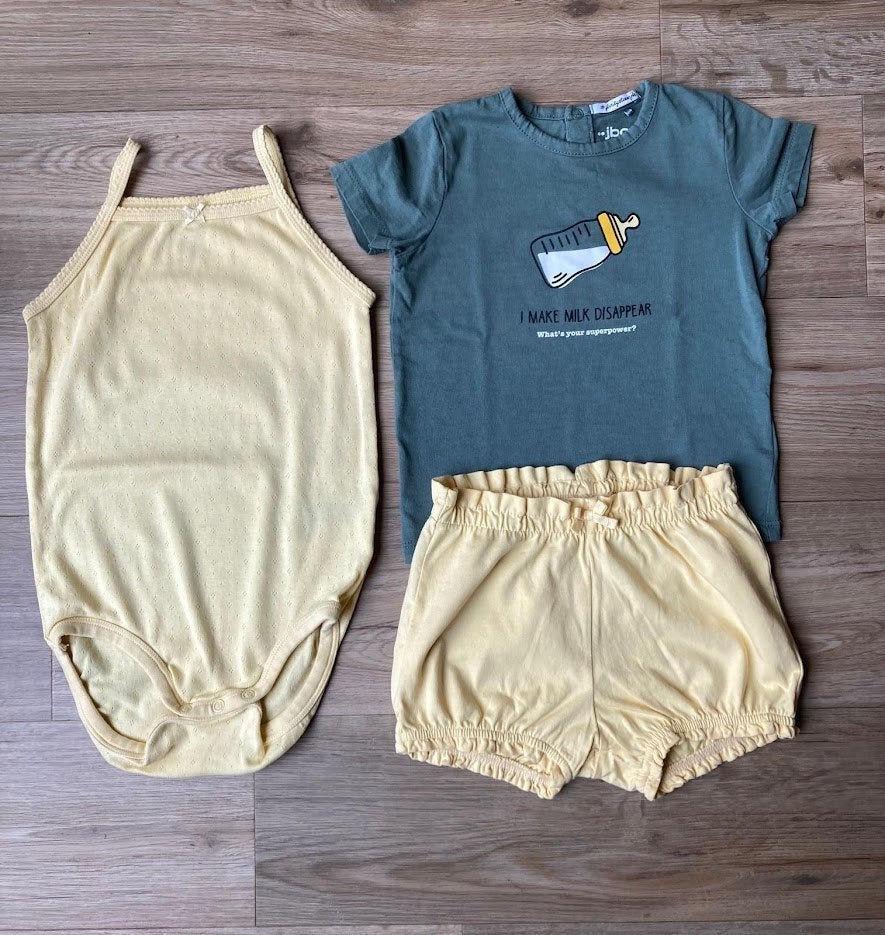 Set de vêtements pour fille 92, Enfants & Bébés, Vêtements enfant | Taille 92, Enlèvement ou Envoi, Fille, Ensemble