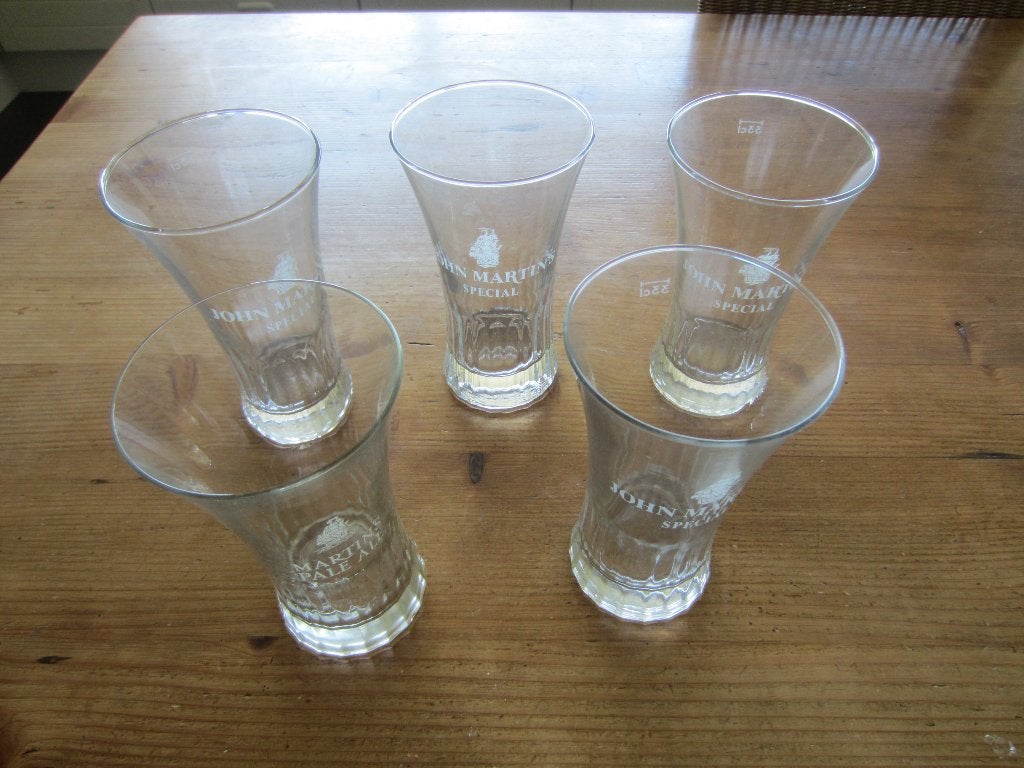 John Martin's Pale Ale glazen, Collections, Enlèvement ou Envoi