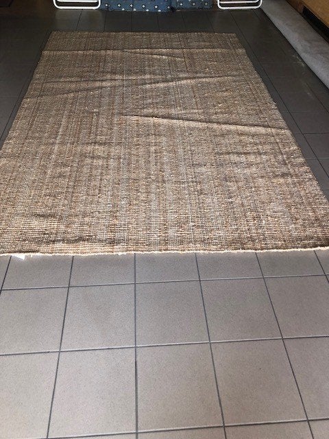 tapijt - pure jute - 3.1 m x 2 m, Ophalen, Beige, 150 tot 200 cm, 200 cm of meer