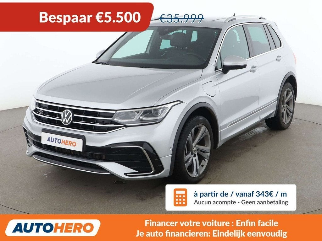 Volkswagen Tiguan 1.4 eHybrid R-Line (automatique), Autos, Volkswagen, 1395 cm³, Achat, 1811 kg, 5 portes