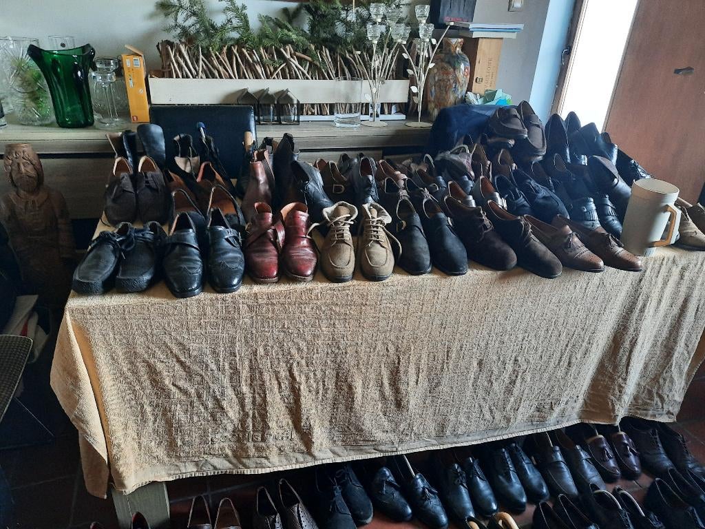 Set designerschoenen, Ophalen