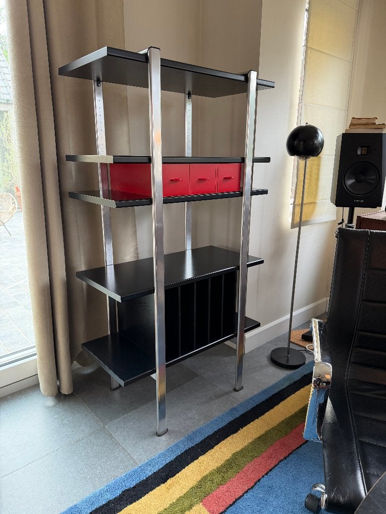 Mid Century Postmodern Interlübke Duo Kast, 25 à 50 cm, Utilisé, 100 à 150 cm, Autres essences de bois