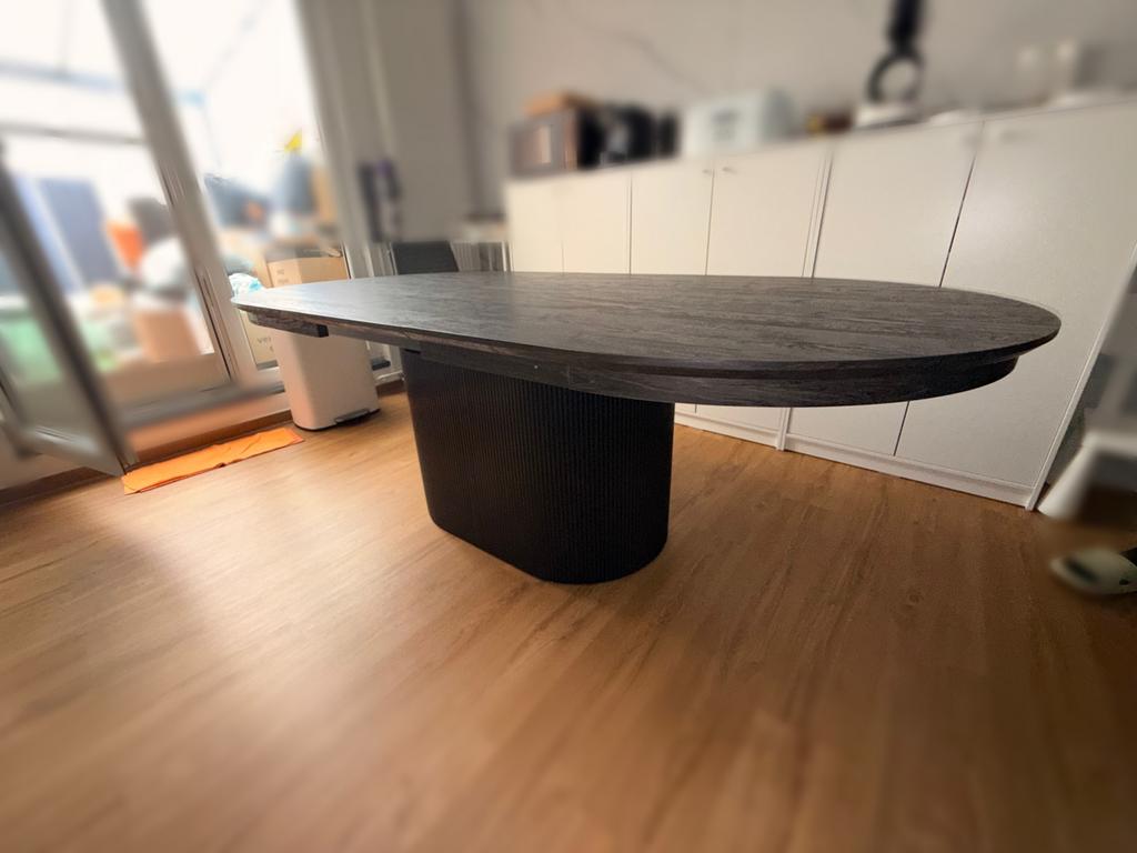 Table à manger ovale de luxe, Maison & Meubles, Tables | Tables à manger, Enlèvement, Comme neuf