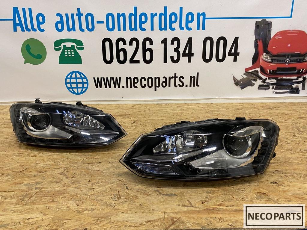 VW POLO 6R XENON LED KOPLAMP COMPLEET ORIGINEEL, Auto-onderdelen, Gebruikt, -, Volkswagen, -