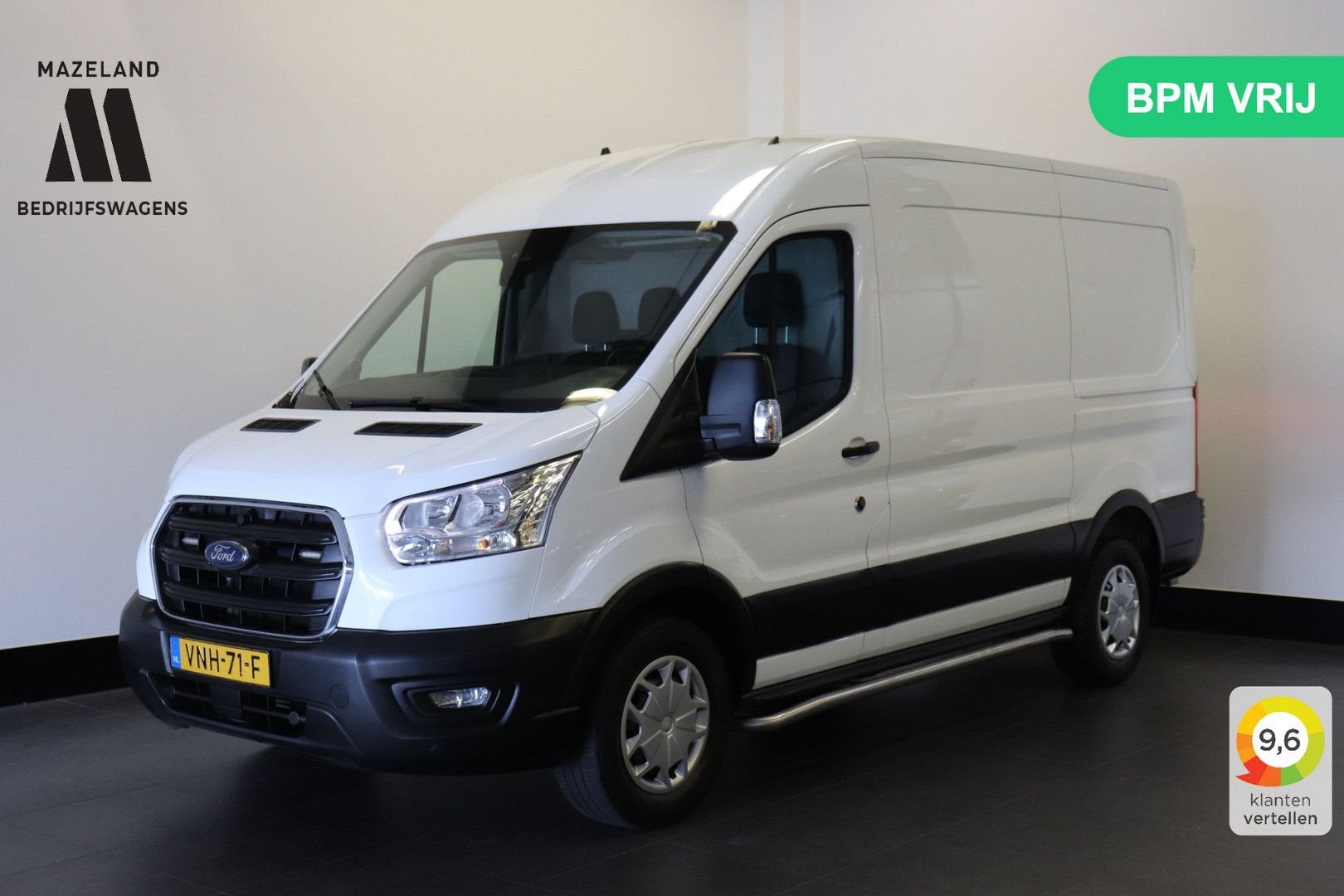 Ford Transit 2.0 TDCI 130PK L2H2 EURO 6 - Airco - Navi - Cru, Autos, Achat, 207 g/km, Entreprise, Hybride Électrique/Diesel
