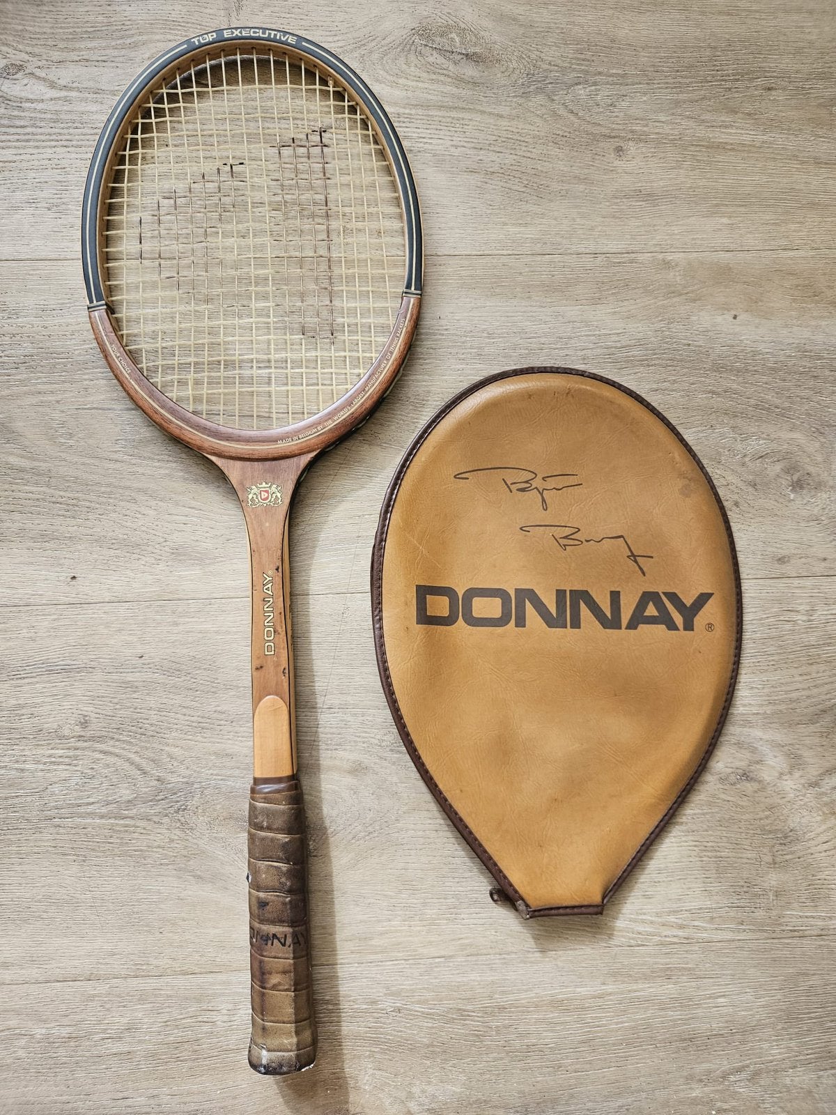 Prachtig Vintage Donnay Top Exc Tennisracket Björn Borg, Ophalen of Verzenden, Zo goed als nieuw, Overige typen