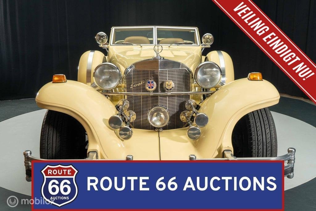 Excalibur Roadster Series IV | 1981 | Route 66 Auctions, Autos, Autres marques, Achat, Entreprise, Boîte manuelle