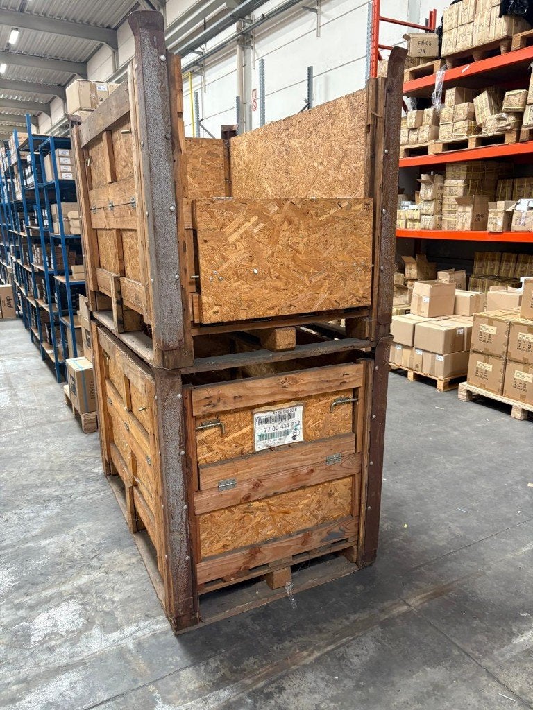 gebruikte opslag stapelbare houten kratten, Doe-het-zelf en Bouw