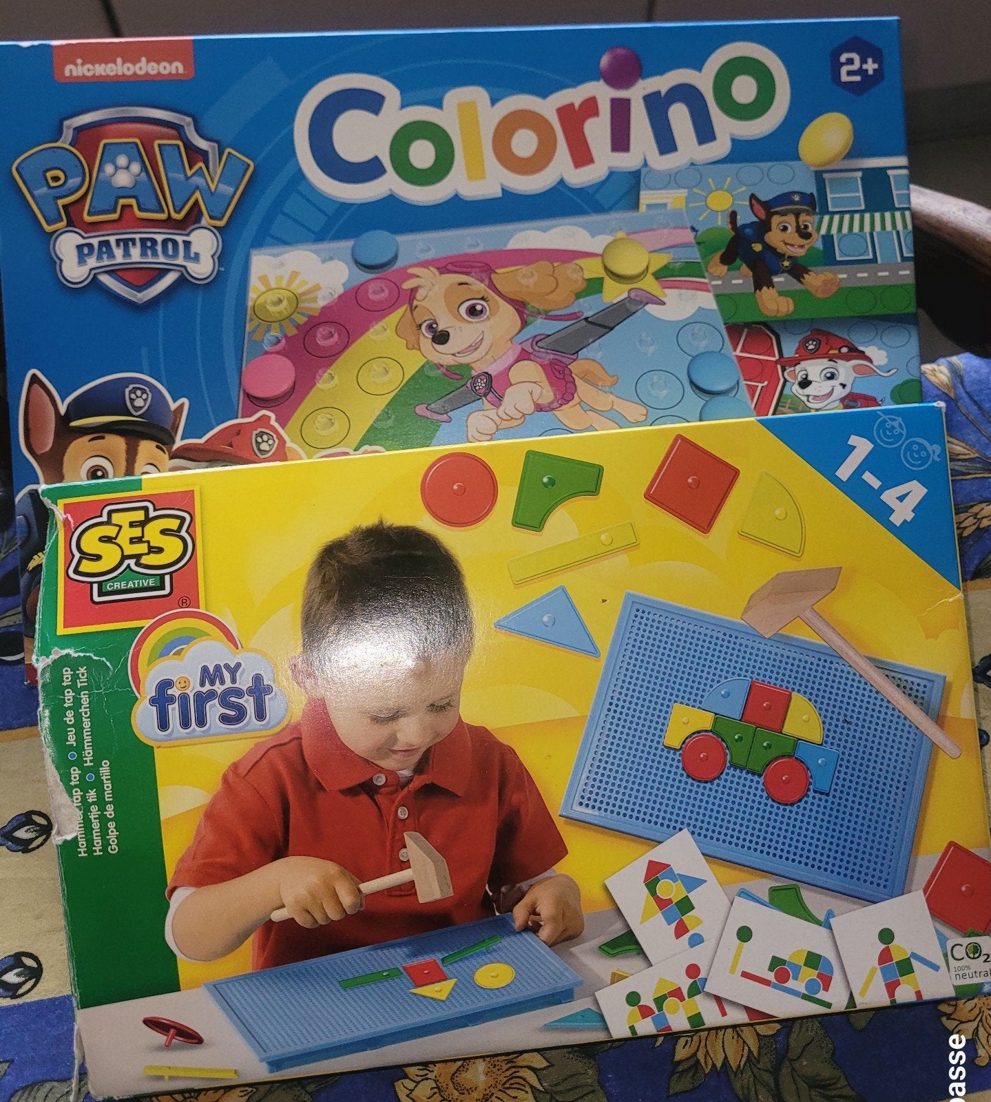 2 jouets pour enfants à partir de 3, 1 ou 2 joueurs, Enlèvement ou Envoi, Comme neuf, Jeu de voyage