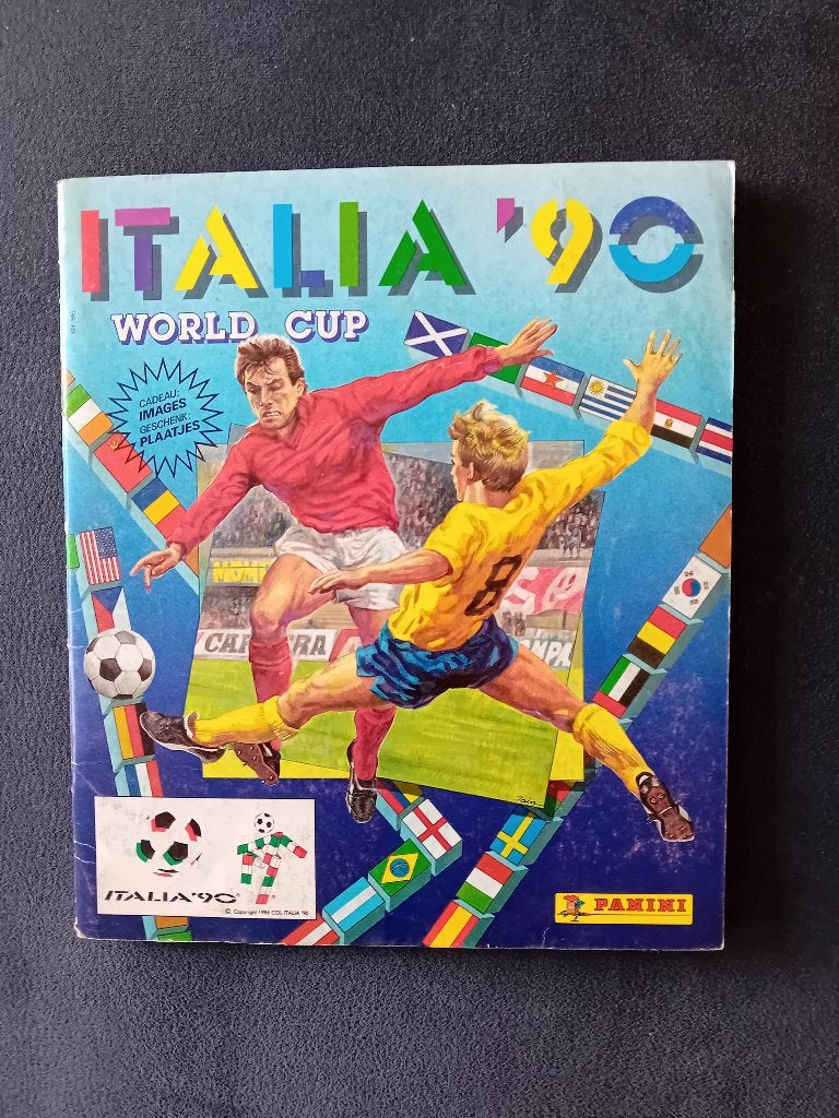 panini stickerboek WK Italië 90, Enlèvement ou Envoi, Comme neuf, Image