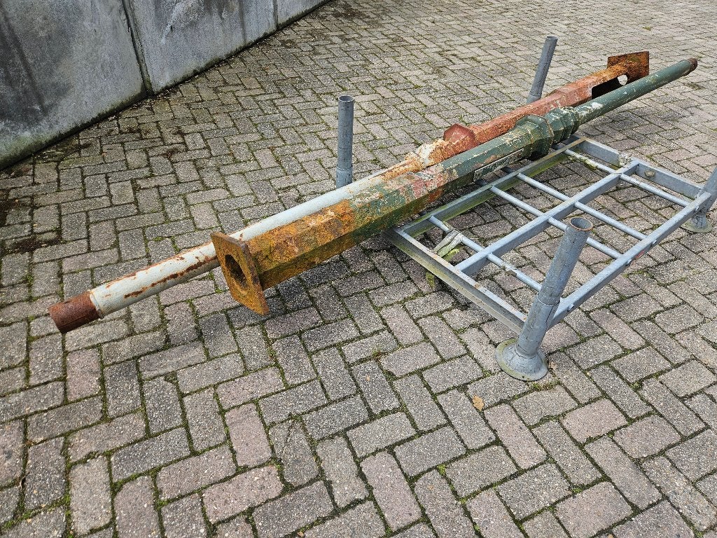 2 Antieke gietijzeren palen / lantarenpalen Hoog 3.45 meter, Enlèvement, Comme neuf