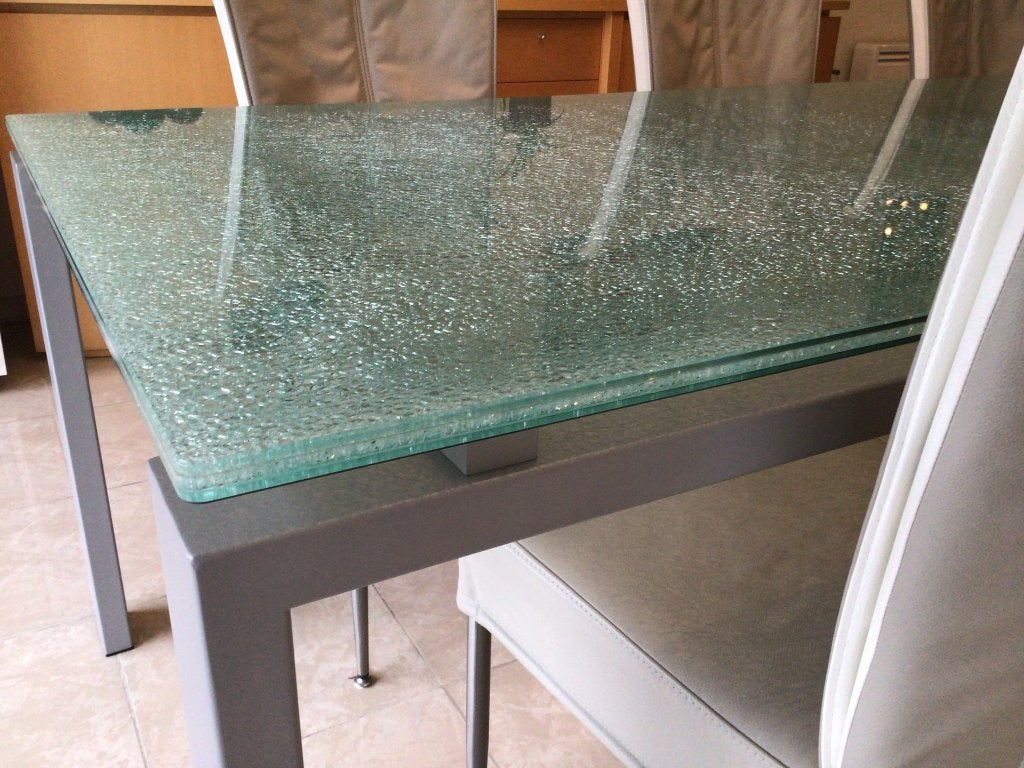 Eettafel met 6 stoelen, Huis en Inrichting, Ophalen, 200 cm of meer, 50 tot 100 cm, Vijf personen of meer