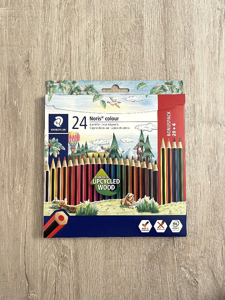 Staedtler Noris colour 24 kleurpotloden, Hobby & Loisirs créatifs, Dessin, Enlèvement ou Envoi, Neuf, Crayon ou Feutre
