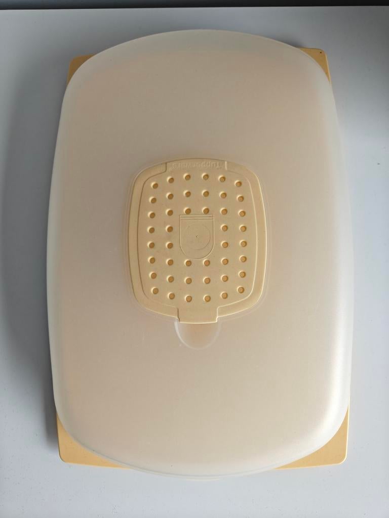 Kaasstolp Tupperware, Huis en Inrichting, Ophalen, Zo goed als nieuw, Geel, Overige typen