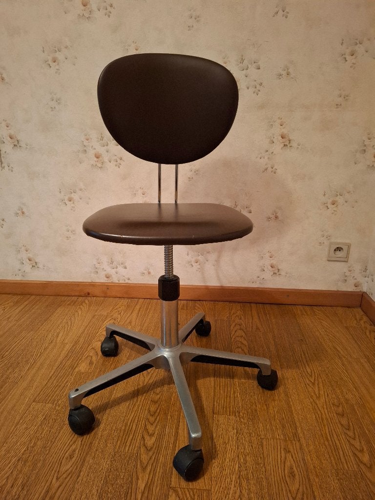 Bureaustoel, Ophalen, Gebruikt, Bruin, Bureaustoel