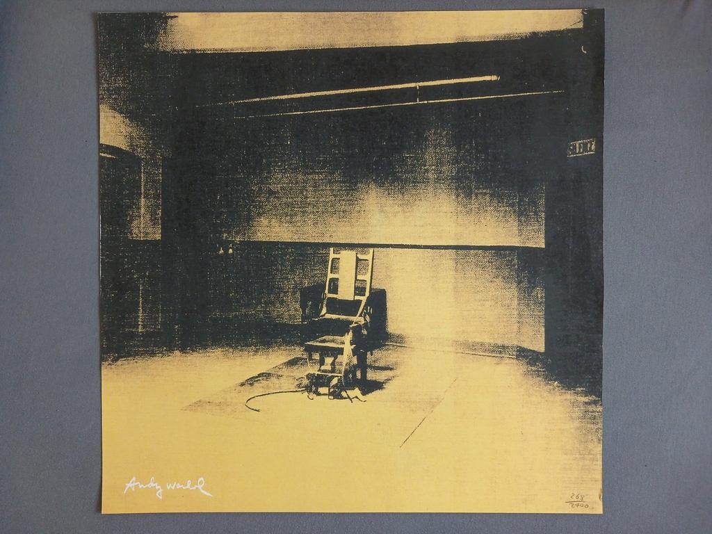 Andy Warhol Electric chair, Antiek en Kunst, Ophalen