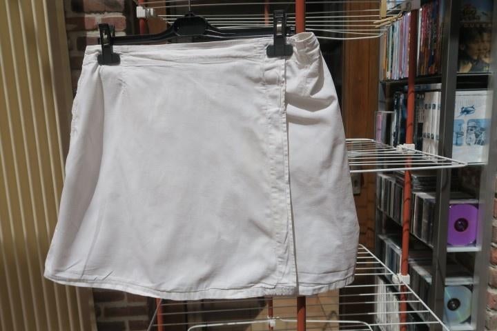 Wikkelrok wit Les Copains jeans mt 40, Kleding | Dames, Maat 38/40 (M), Les Copains jeans, Wit, Ophalen of Verzenden