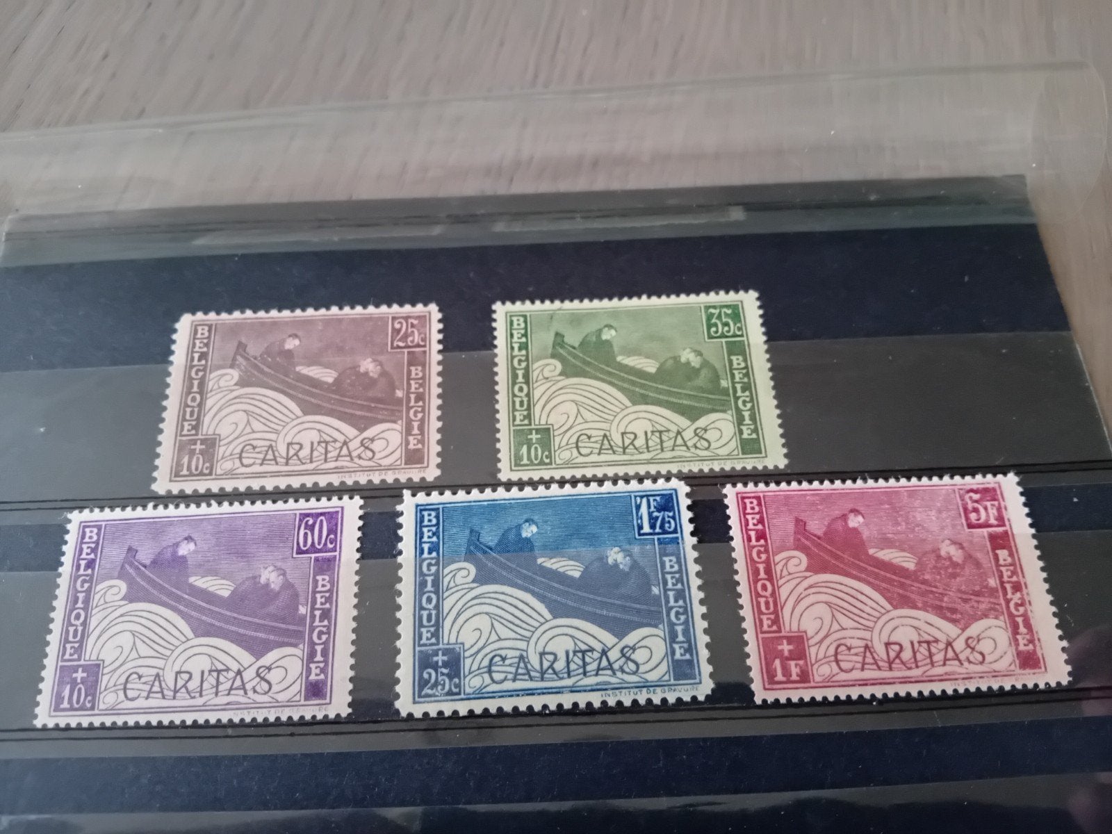 Timbres de Belgique 249/253* lot 612B, Envoi, Neuf