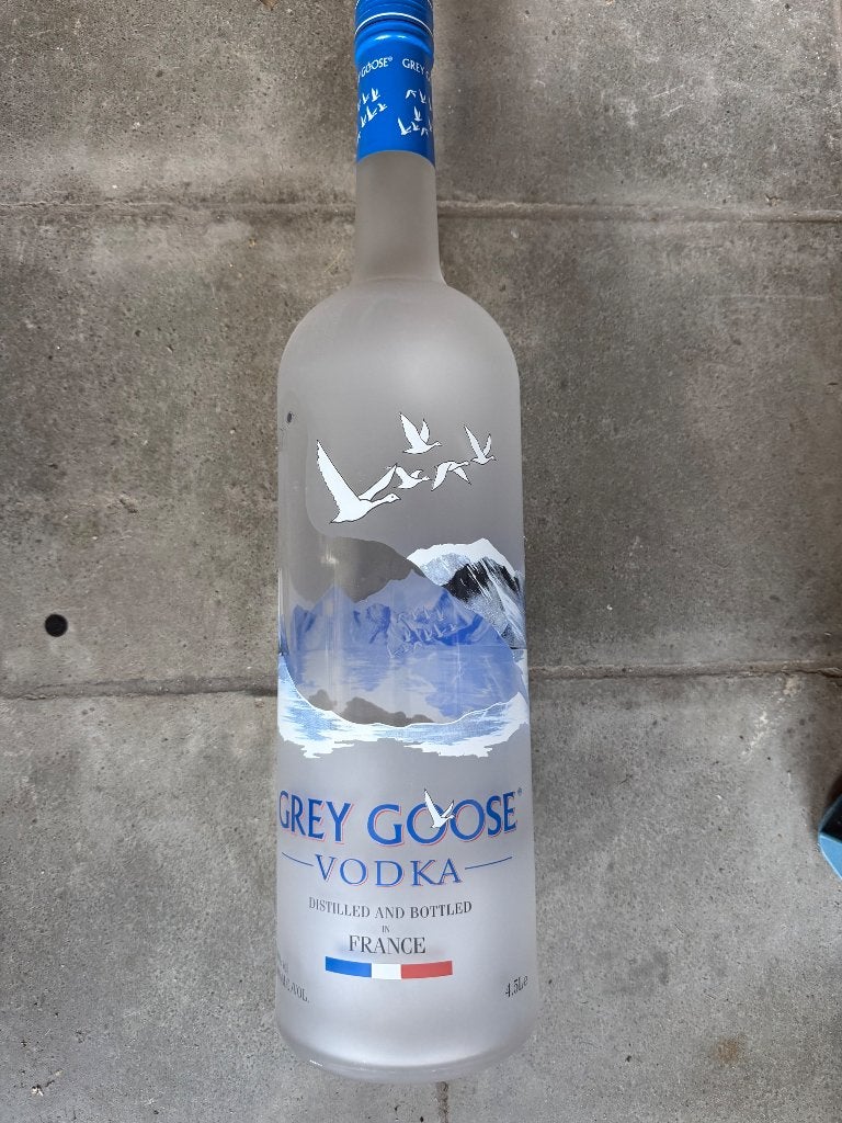 Bouteille Greg Goose 4,5 L, Enlèvement, Comme neuf, Bouteille(s), Autres marques