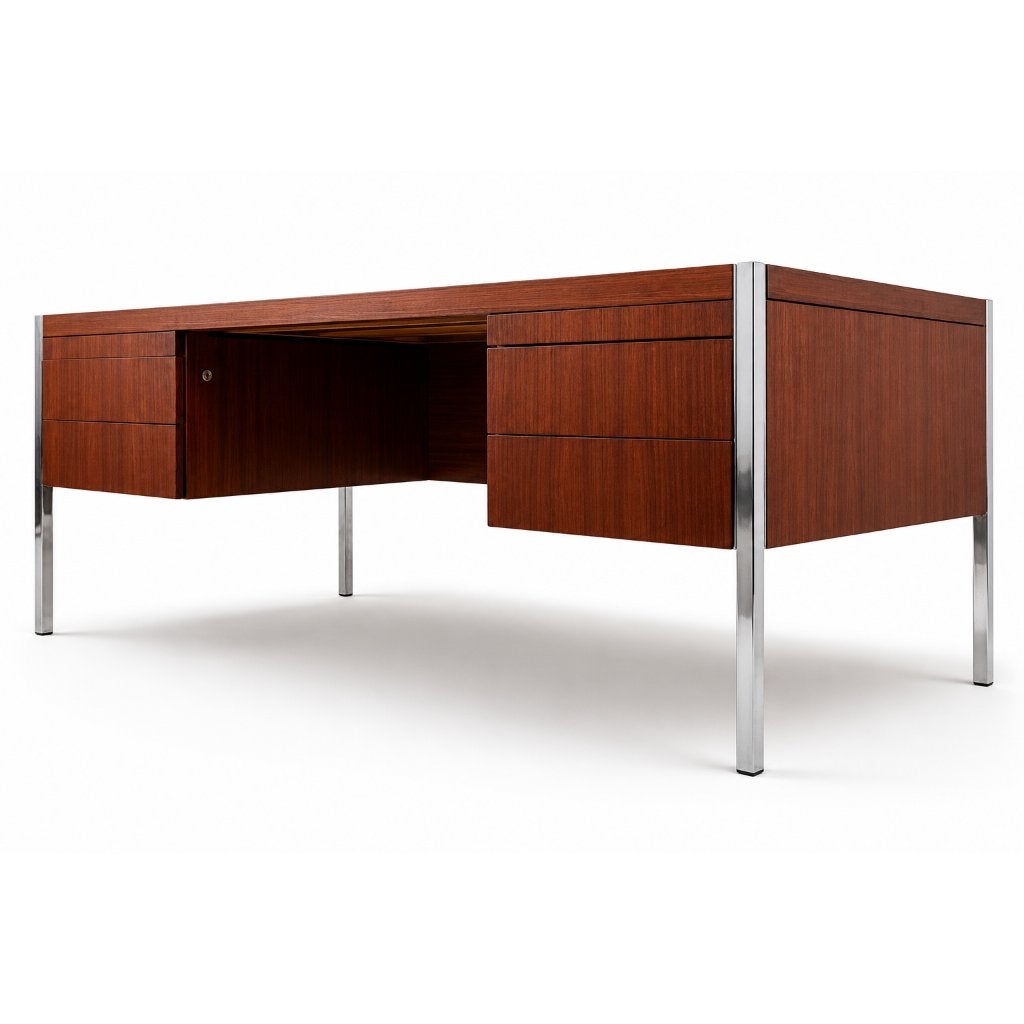 Vintage design Knoll bureau jaren '60 '70 midcentury desk, Huis en Inrichting, Tafelkleden, Verzenden
