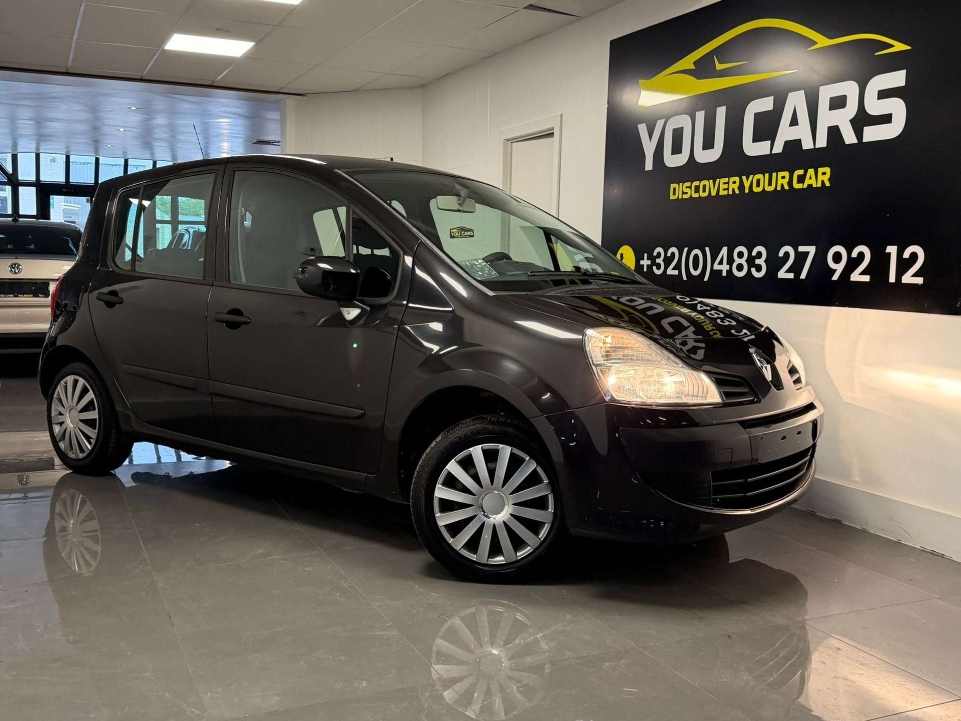 Renault Modus 1.2i Pack 1 jaar Garantie, Auto's, Euro 5, Zwart, 4 cilinders, Multifunctioneel stuurwiel