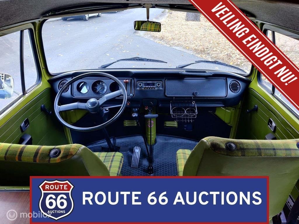 Volkswagen T2 Westfalia Berlin | 1979 | Route 66 Auctions, Auto's, Volkswagen, Zwart, Bedrijf, Handgeschakeld
