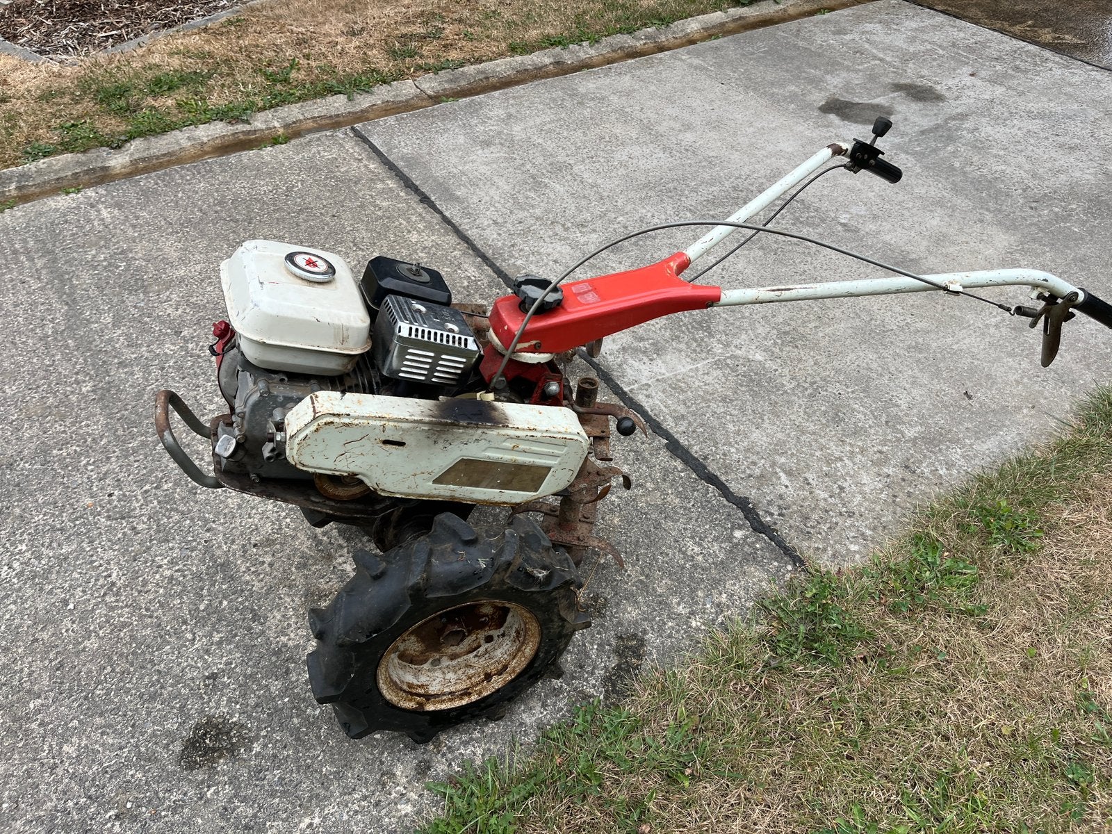 Motoculteur freesmachine Honda gx 110, Doe-het-zelf en Bouw, Gereedschap | Freesmachines, Ophalen, Gebruikt
