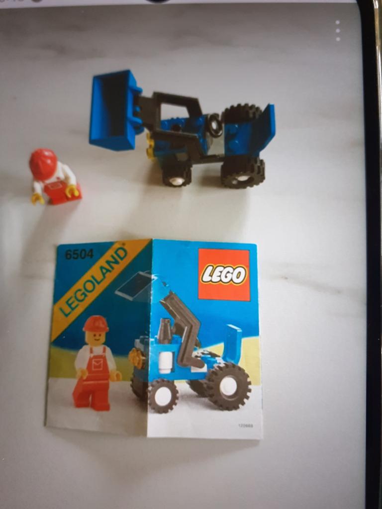 Lego tractor 6504 (1988), Ophalen of Verzenden, Compleet, Lego