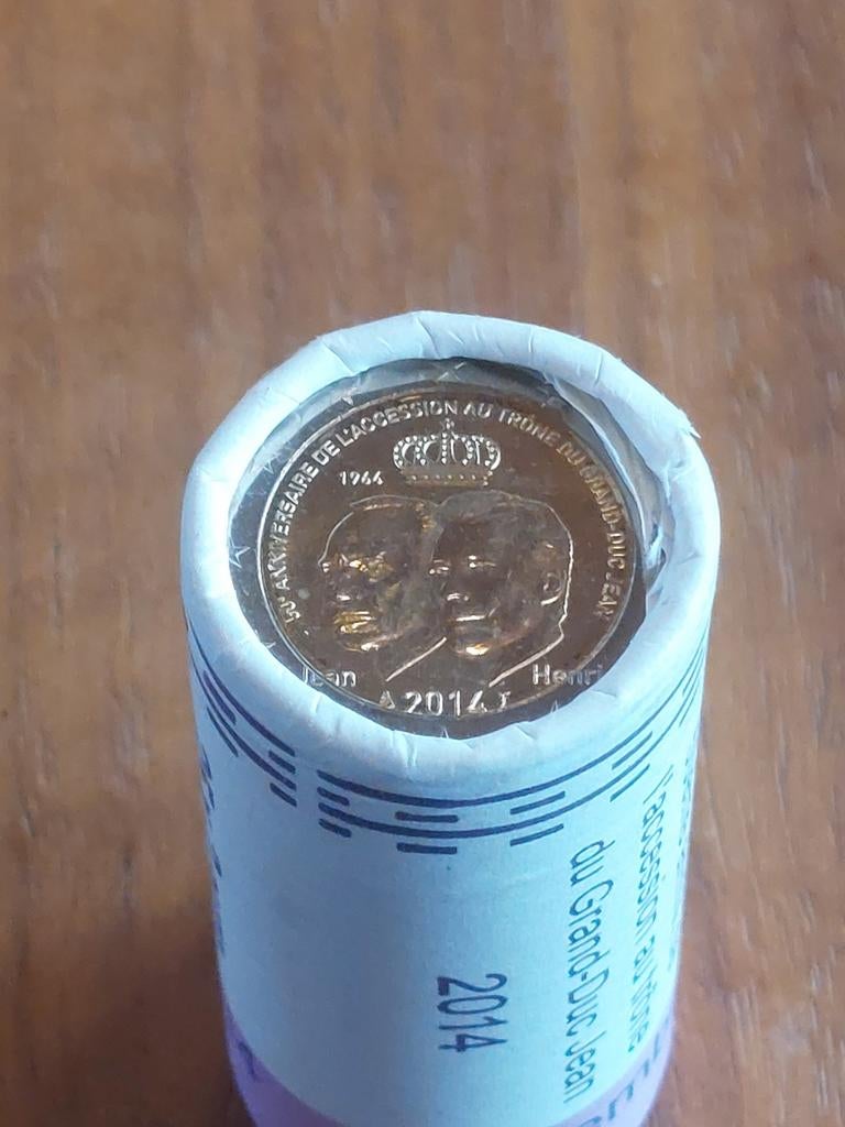 2 Euromunt rollen, Enlèvement ou Envoi, Luxembourg