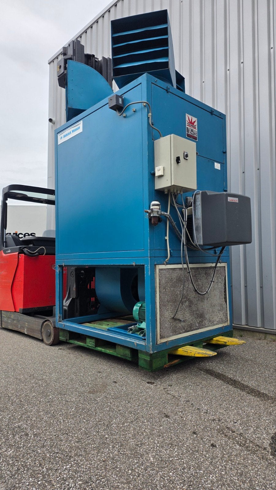 Radiateur d'atelier Thermobloc 261 kw, diesel, mazout, Enlèvement