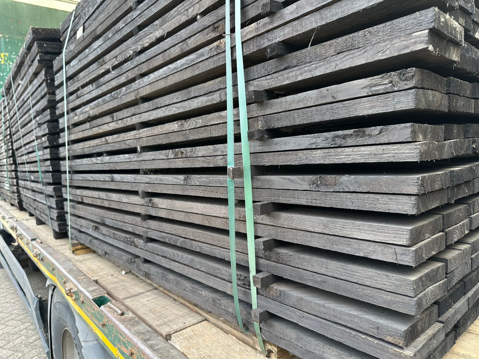Zwarte planken geïmpregneerd, Tuin en Terras, Ophalen, Nieuw