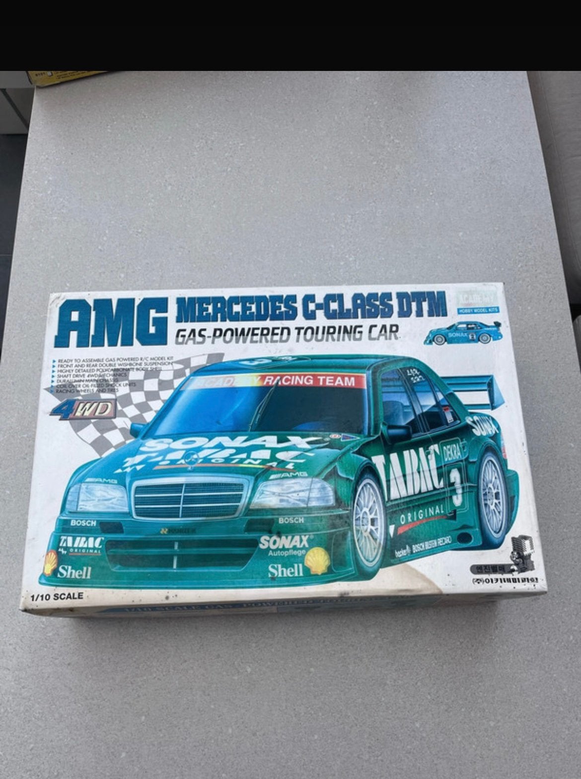 Academy AMG Mercedes C-Class DTM Gas-Powered Touring Car, Neuf, Enlèvement ou Envoi, Voiture, Plus grand que 1:32