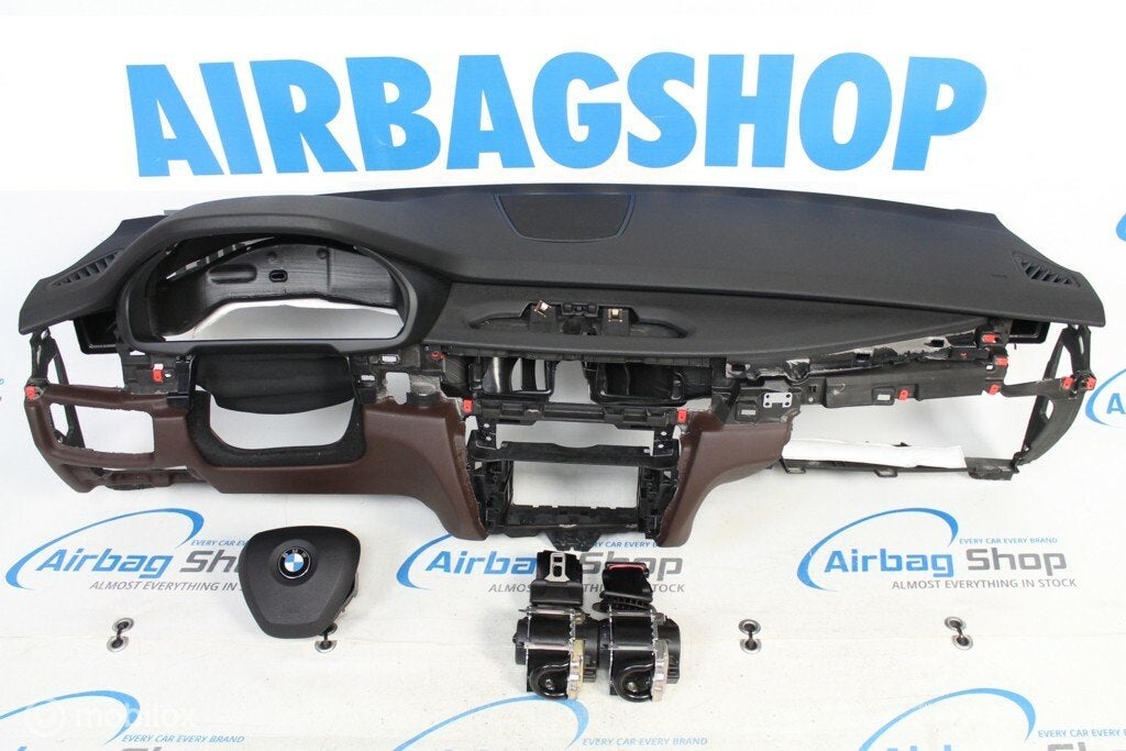Airbag set - Dashboard zwart bruin BMW X5 F15 (2013-2018), Enlèvement ou Envoi, Utilisé