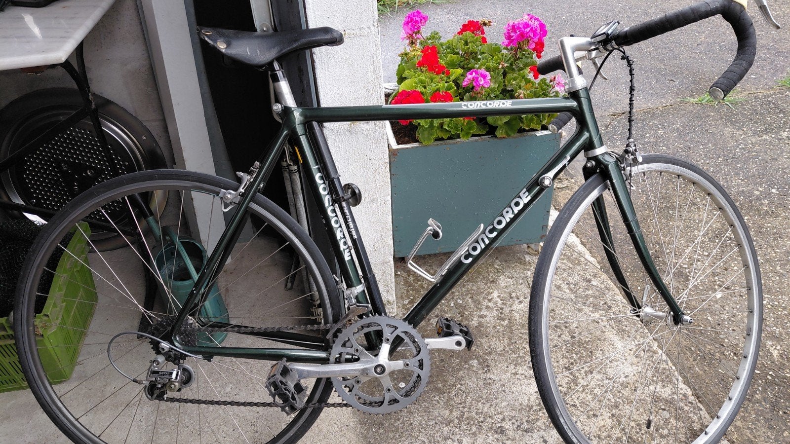 vélo de course rétro, Enlèvement