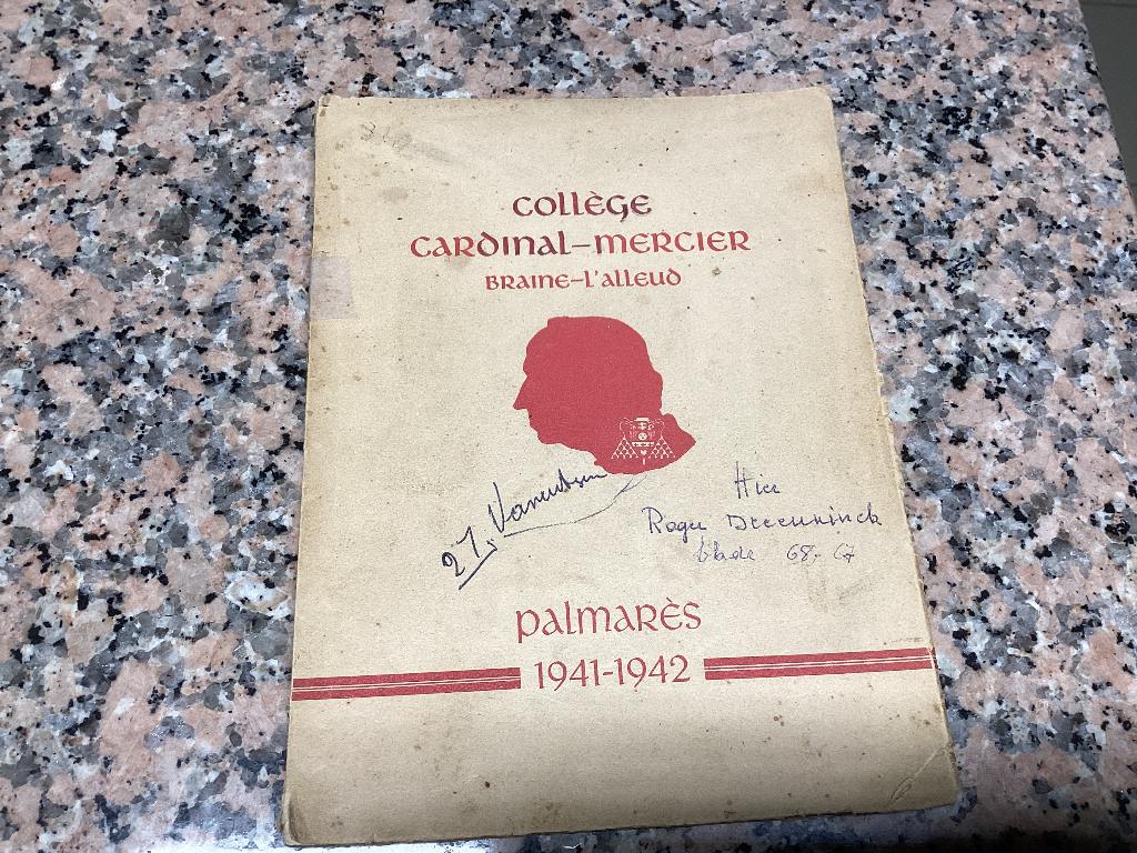 College Cardinal-Mercier BRAINE-L’ALLEUD . Palmares 1941-42, Livres, Enlèvement ou Envoi, 20e siècle ou après, Utilisé