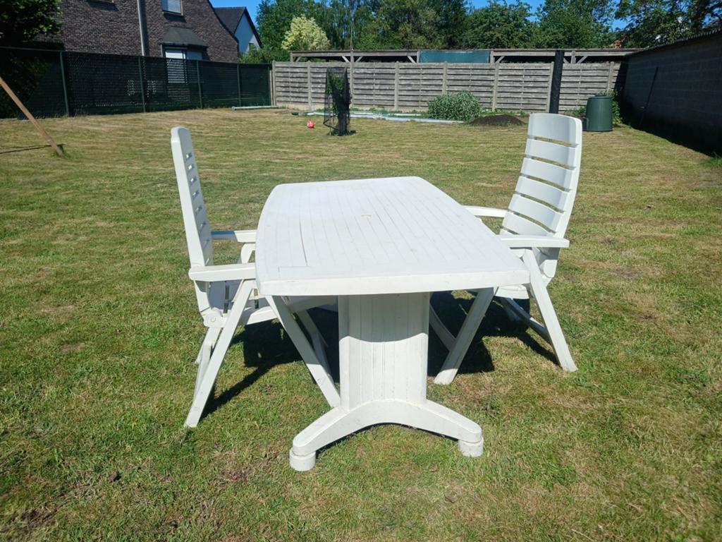 Tuin stoelen met tafel, Ophalen of Verzenden