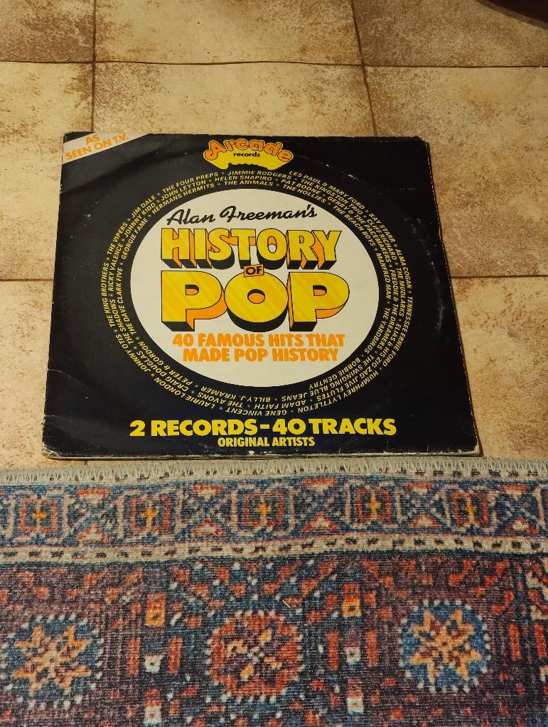 Dubbele Lp Alan Freeman's History Of Pop, Dubbel-LP, Ophalen of Verzenden, Gebruikt, Overige formaten