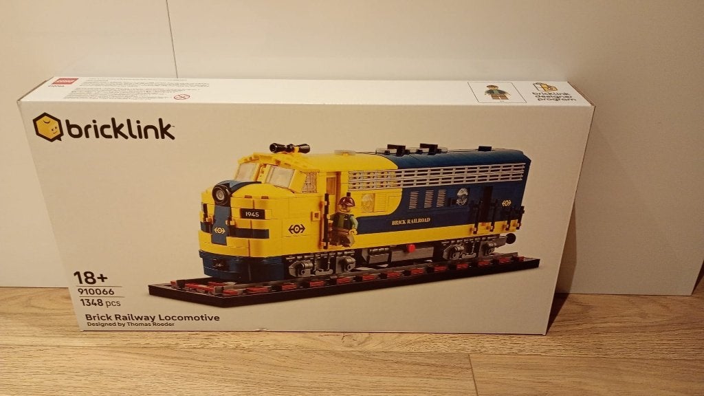 910066 - LEGO - Spoorweglocomotief - BrickLink, City, Inclusief accessoires, Lego, Nieuw
