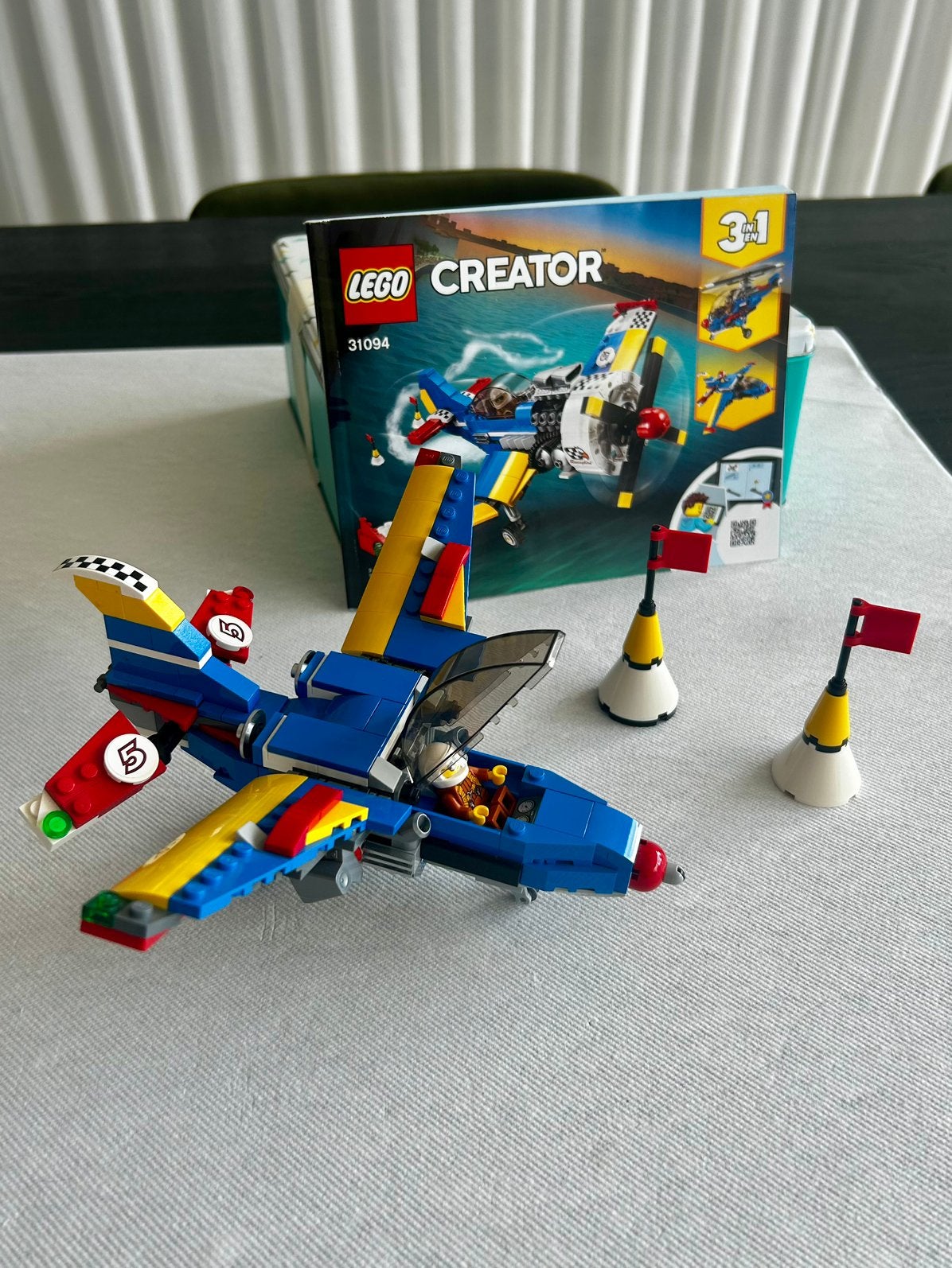 LEGO Creator 3-in-1 31094 Racevliegtuig Compleet met Boekje, Ophalen, Lego, Zo goed als nieuw, Compleet