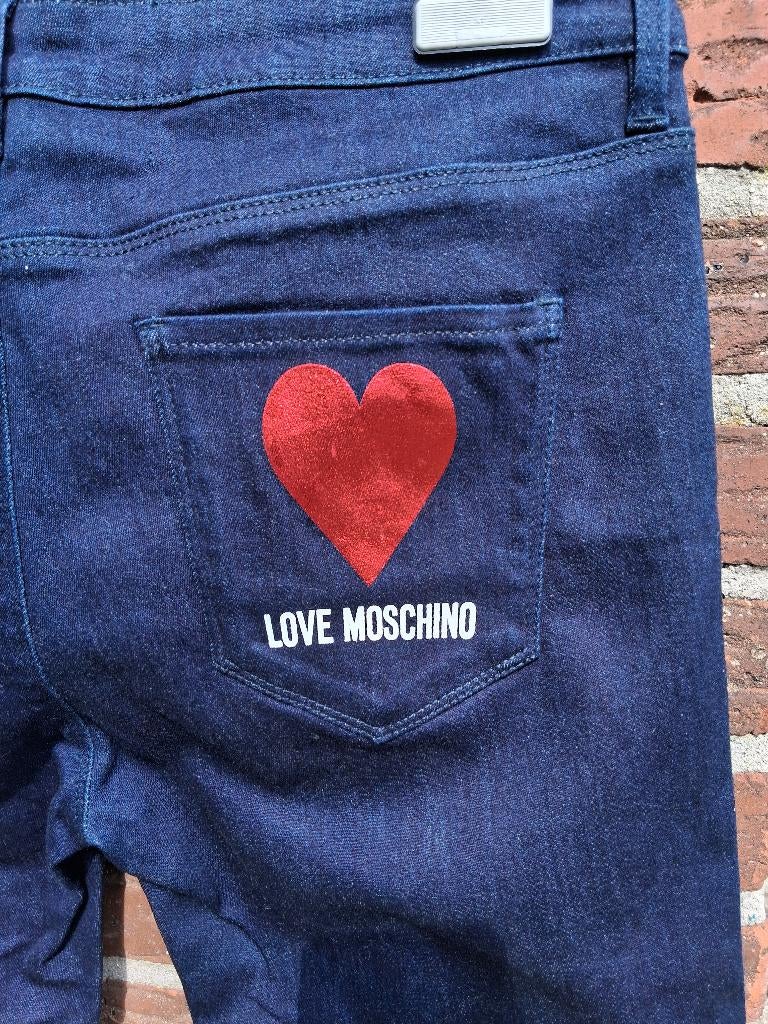 Dames jeans broek Love Moschino Mt34, Love Moschino, Blauw, Maat 46/48 (XL) of groter, Nieuw